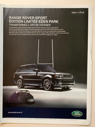 Publicite 2011 land rover - 2011,